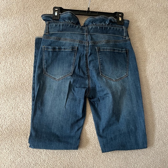 C’est Toi High Waisted Paperbag Jean - Size 5 Color Medium Wash - Picture 6 of 9